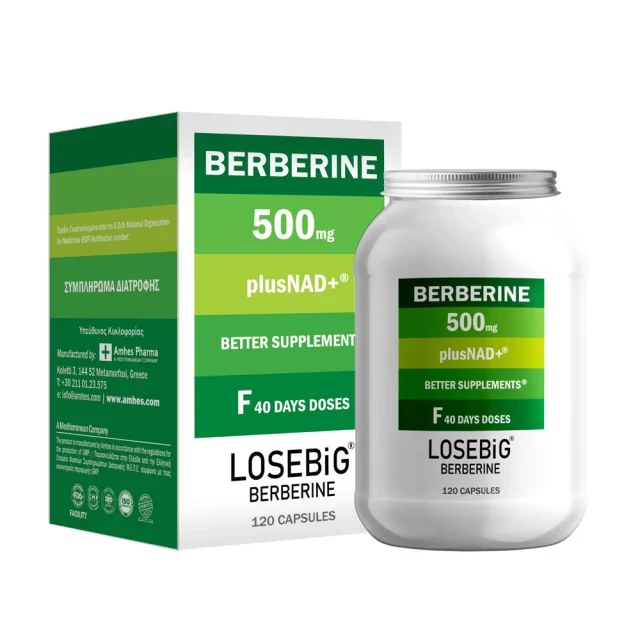 Losebig Berberine 500Mg 120caps product photo