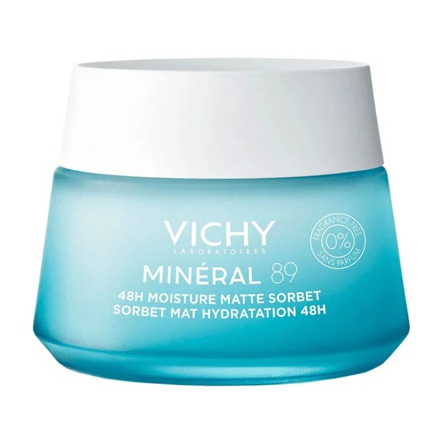 Vichy Mineral 89 48h Moisture Matte Sorbet Cream 50ml product photo